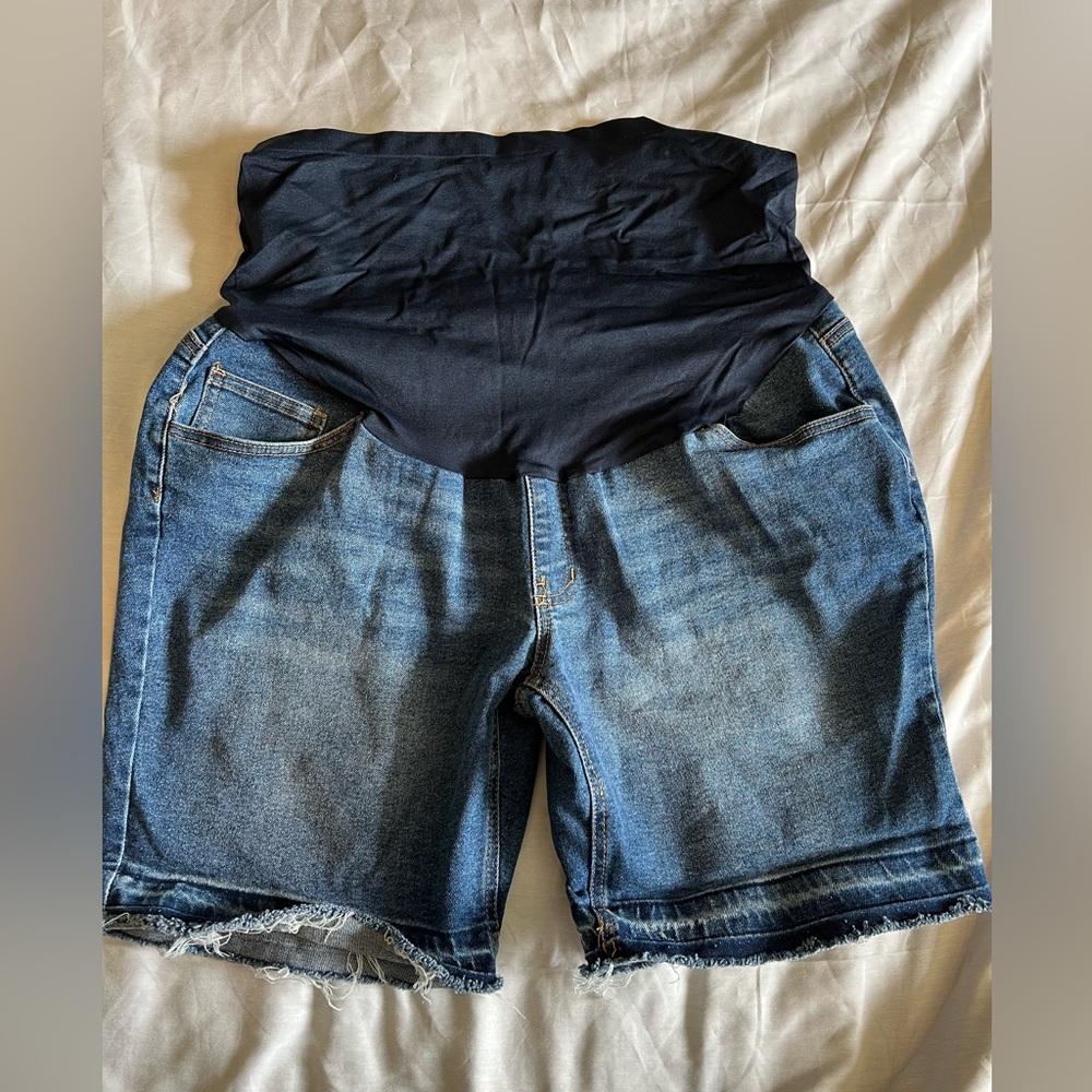 Time and Tru Maternity Jean Shorts